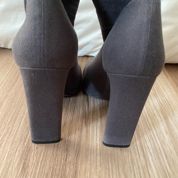 Yeezy Season 6 Graphite Canvas Ankle Boots - Picture 10 of 10